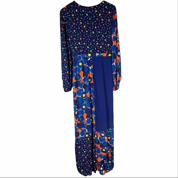 Staud Vague Patchwork Maxi Dress Size 6 - Picture 2 of 11